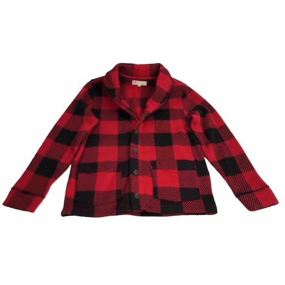 Levi Strauss Size Large Women’s Buffalo Plaid Fleece Jacket - Picture 1 of 12